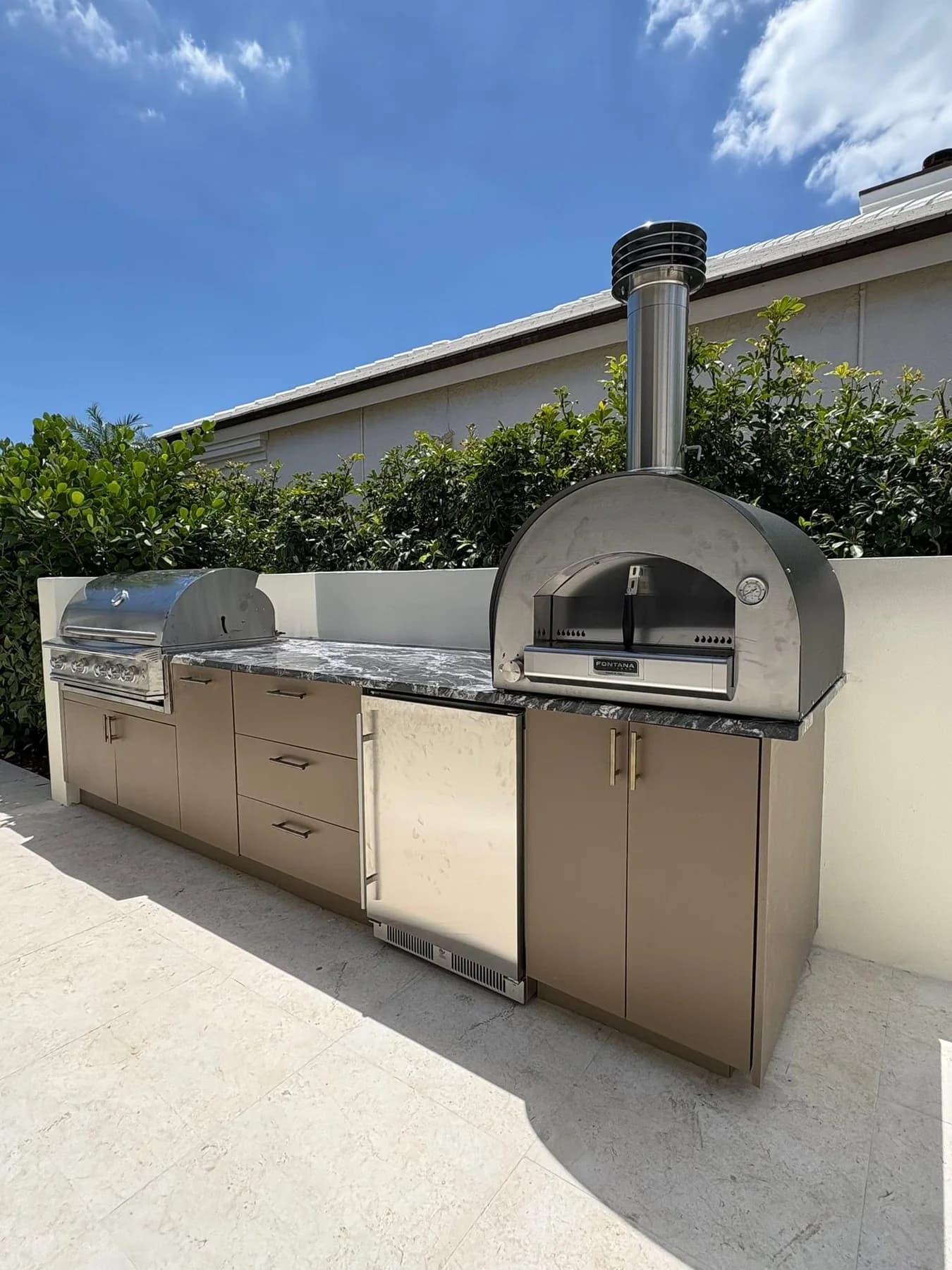 Completed Apex all-weather hdpe cabinetry